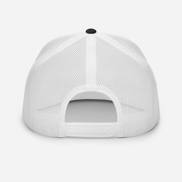 Reride Black and White Mesh Hat