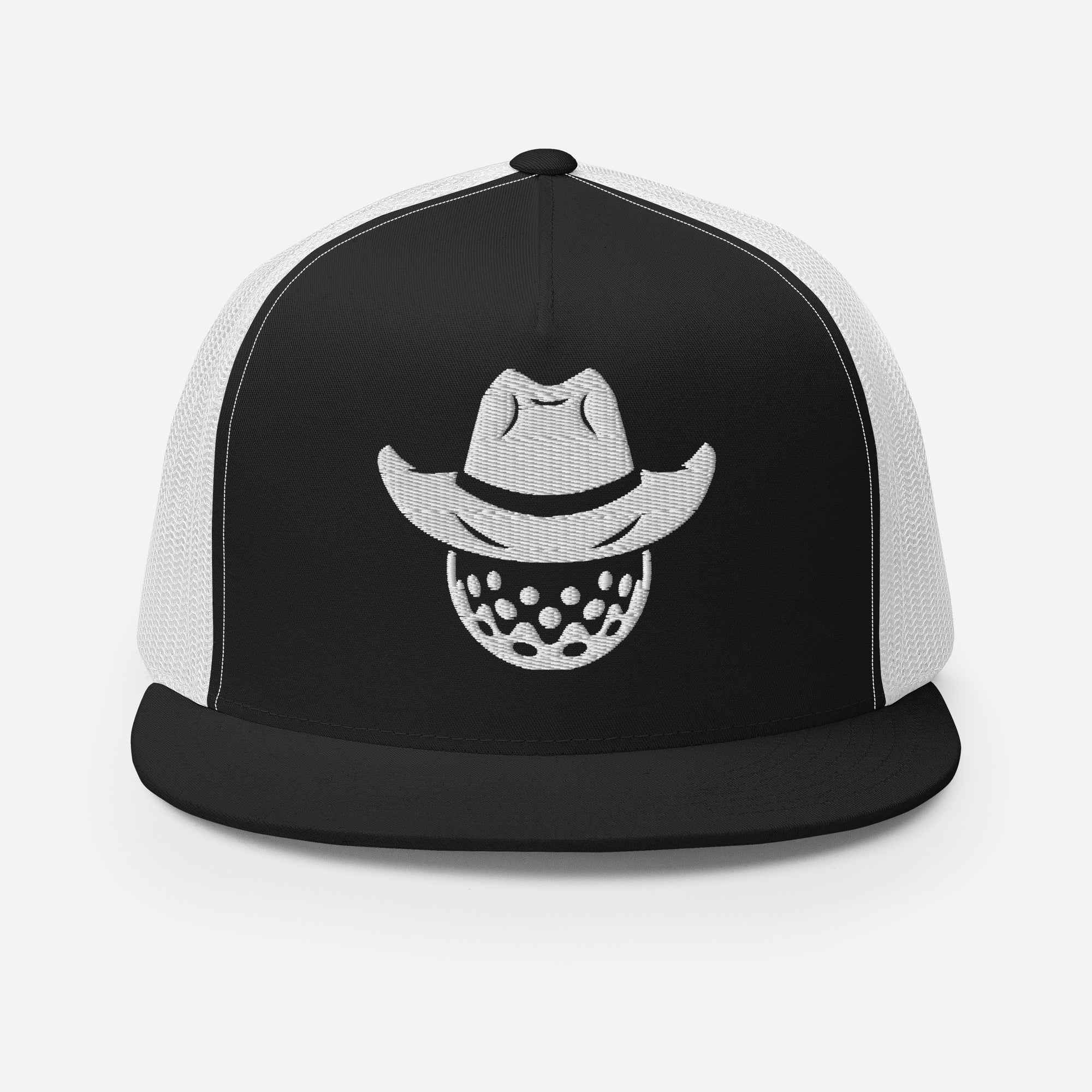 Reride Black and White Mesh Hat