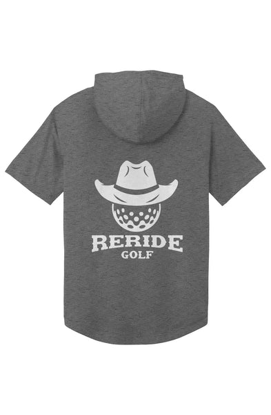 Short-sleeve Performance Hoodie Heather Gray 