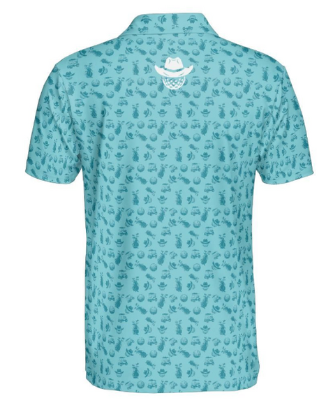 Golf Days Light Blue Polo