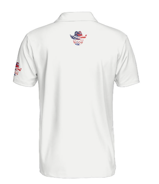 USA White Polo