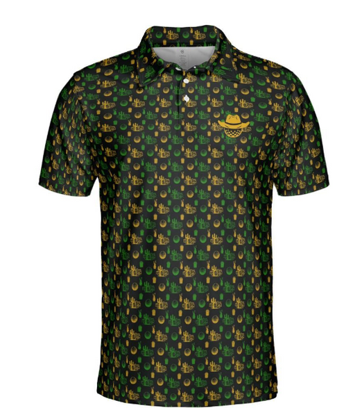 Cactus N Dumpster Truck Open Black Polo