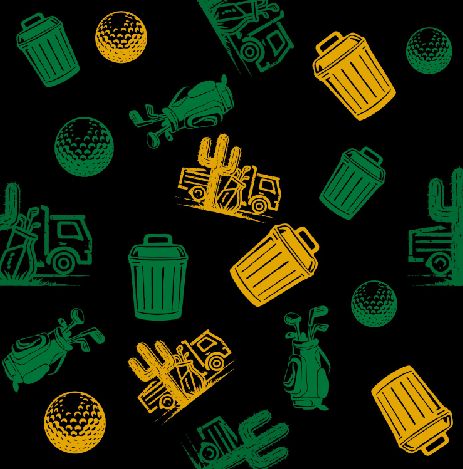 Black Sleeveless  Cactus N Dumpster Truck Open