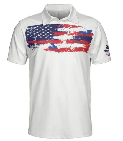 USA White Polo