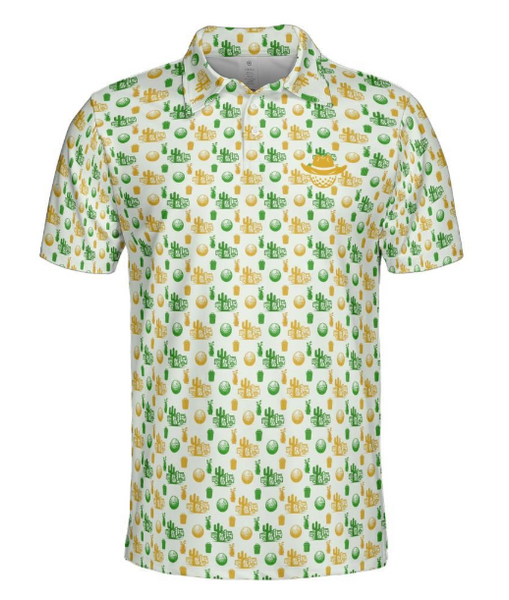 Cactus N Dumpster Truck Open Light Green Polo