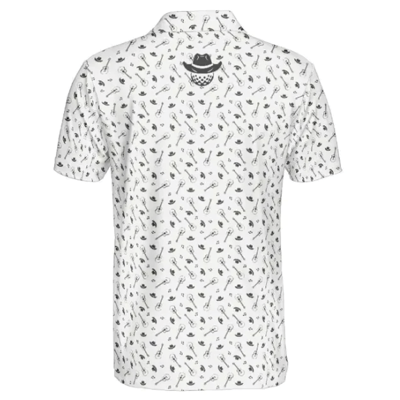 Country Music White Polo
