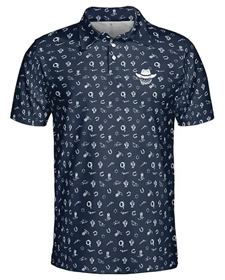 Wild West Navy Polo